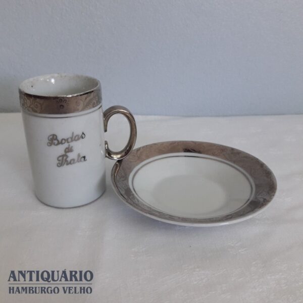 Conjunto para cafezinho Bodas de Prata - Imagem 3