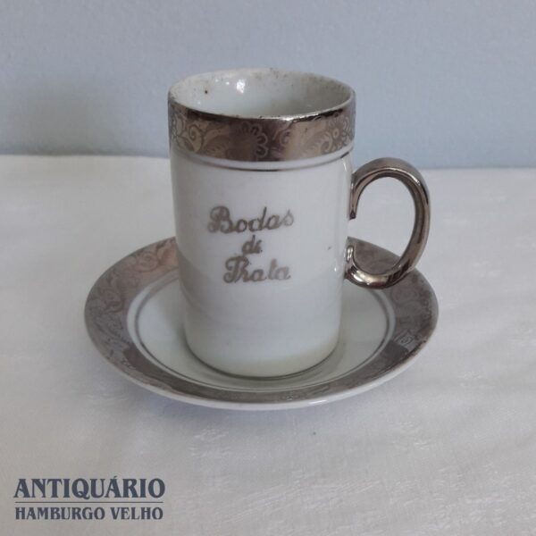 Conjunto para cafezinho Bodas de Prata - Imagem 4