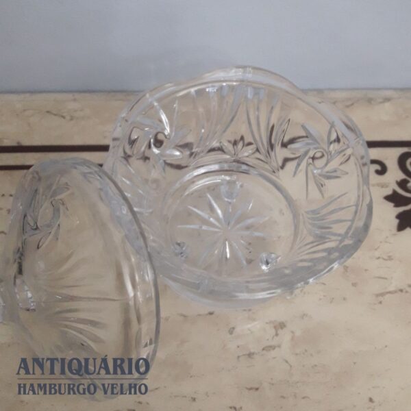 Bomboniere em grosso cristal transparente - Imagem 4