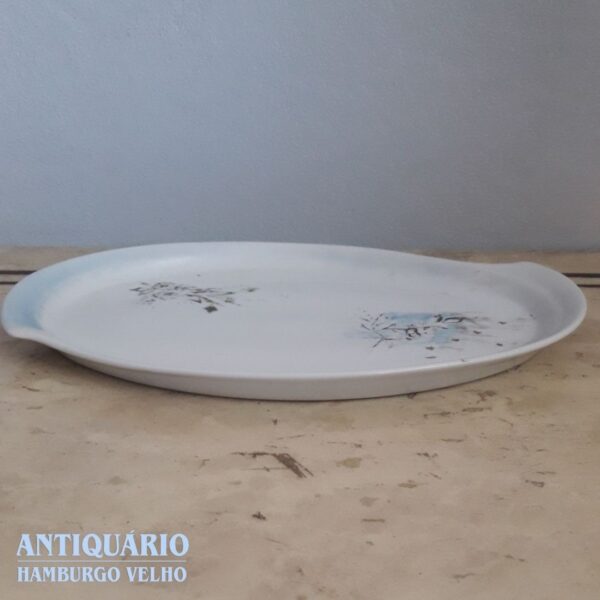 Travessa rasa de porcelana branca - Imagem 3