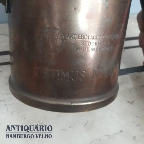 Maçarico em latão marca Optimus, nº 431 - Imagem 5