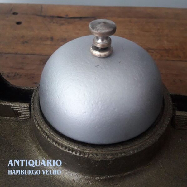 Antigo tinteiro em pewter - Imagem 3