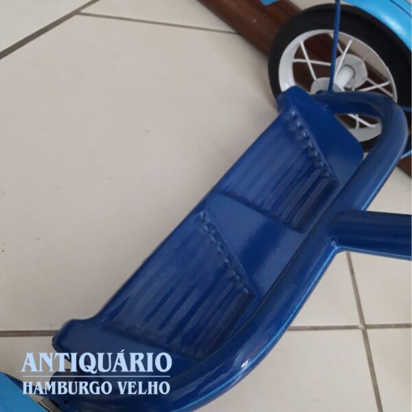 Triciclo azul, antigo - Imagem 5