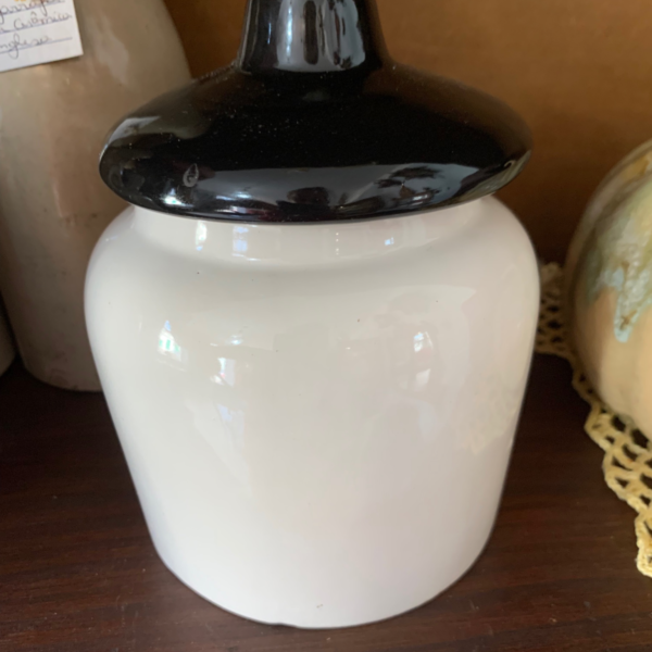 Pote de cerâmica vitrificada. - Imagem 3