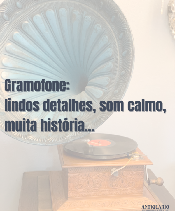 Gramofone lindos detalhes, som calmo e tranquilo, muita história… - 1