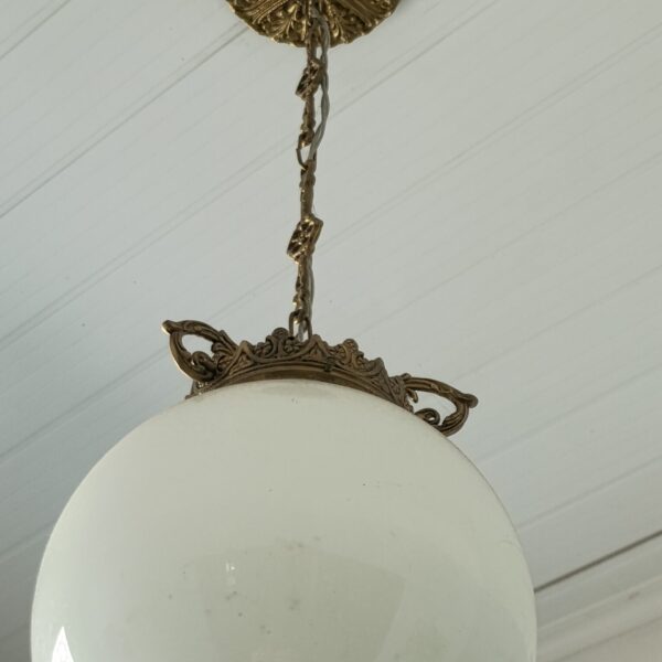 Lustre pendente de bronze para uma lâmpada - Imagem 5