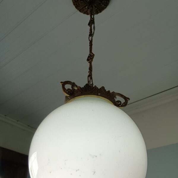 Lustre pendente de bronze para uma lâmpada - Imagem 6