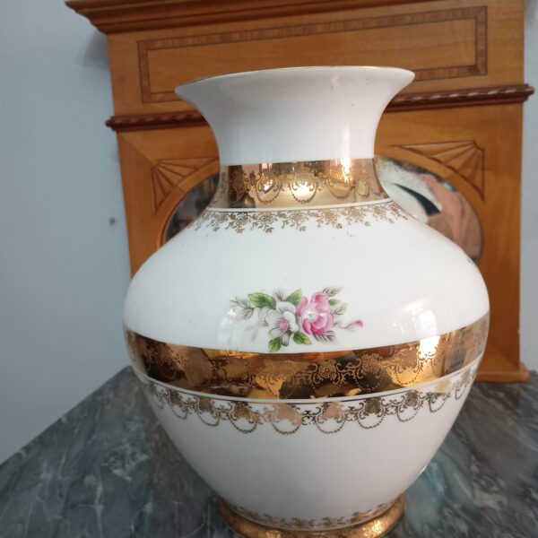 Vaso de porcelana floral - Imagem 6