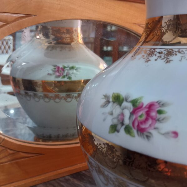 Vaso de porcelana floral - Imagem 2